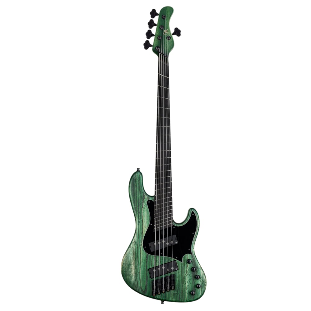Mayones Jabba® Bassic V-Frets Antique Green - 5 String