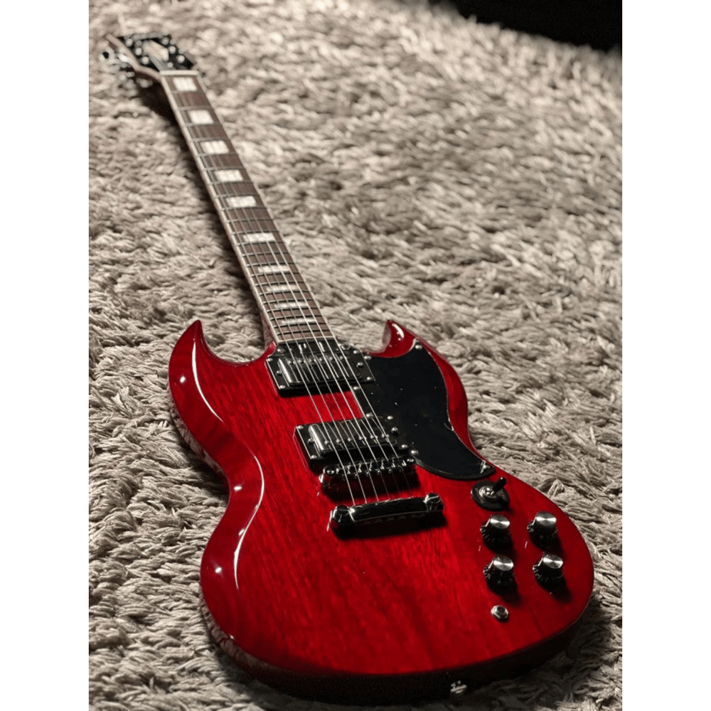 Soloking SG61 in Transparent Red Cherry W/Gigbag