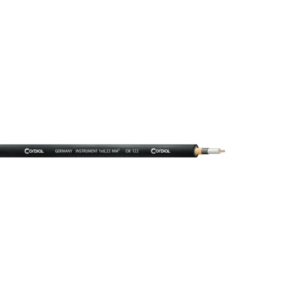 Cordial Cable CIK 122 Black 100 Enstrüman Kablosu (Metre)