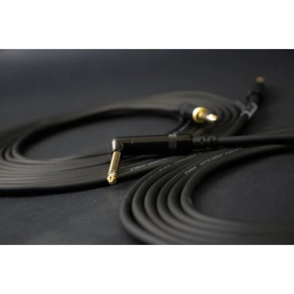 Cordial Cable CCI 3 PR Dik Açılı Enstrüman ve Gitar Kablosu (3m, Siyah)