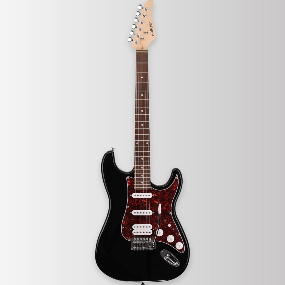 Arrow Tonecaster ST 211 Abyss Black Rosewood/T-shell