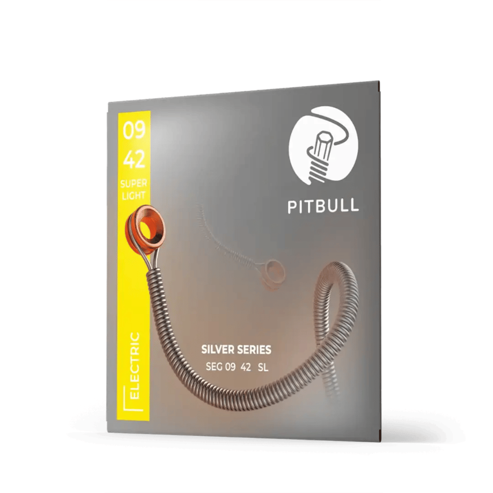 Pitbull Strings Silver Seri Elektro Gitar Teli 09-42 Süper Light