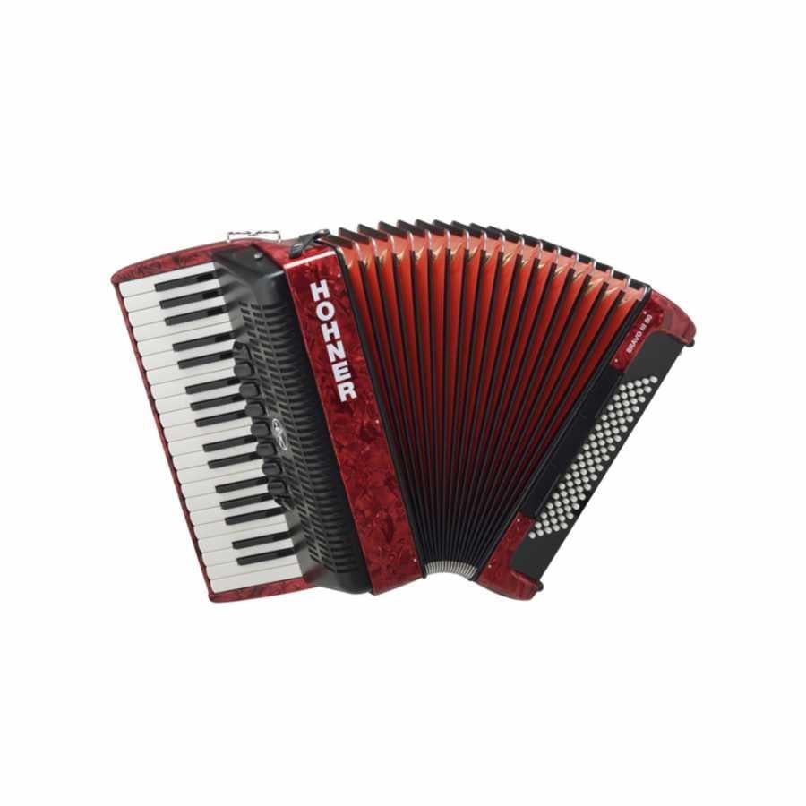 Hohner Bravo III 80 Akordiyon - Kırmızı