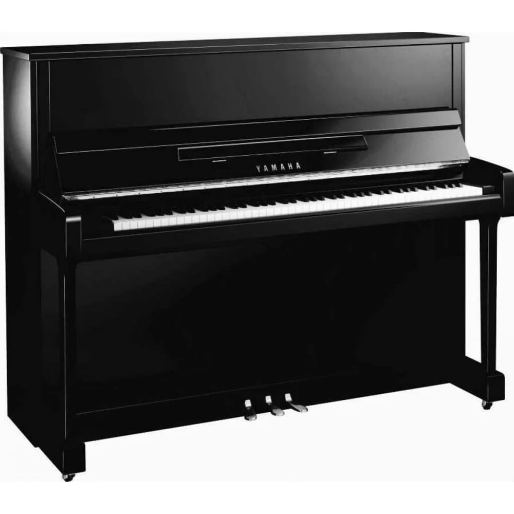 Yamaha B3ESC3PE Chrome Edition Silent Akustik Duvar Piyanosu - Parlak Siyah