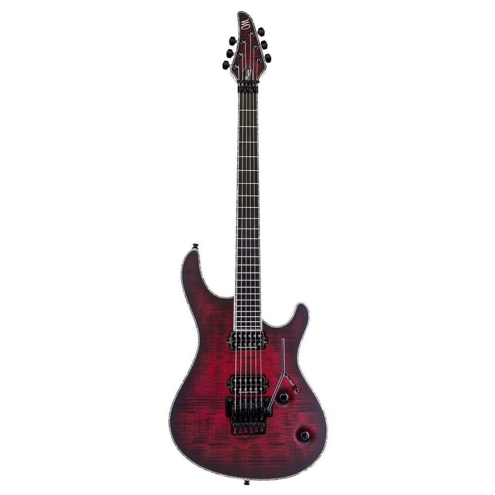 Mayones Regius Pro - 6 String - Dirty Red Burst