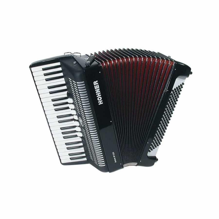Hohner Bravo III 120 Akordiyon - Siyah