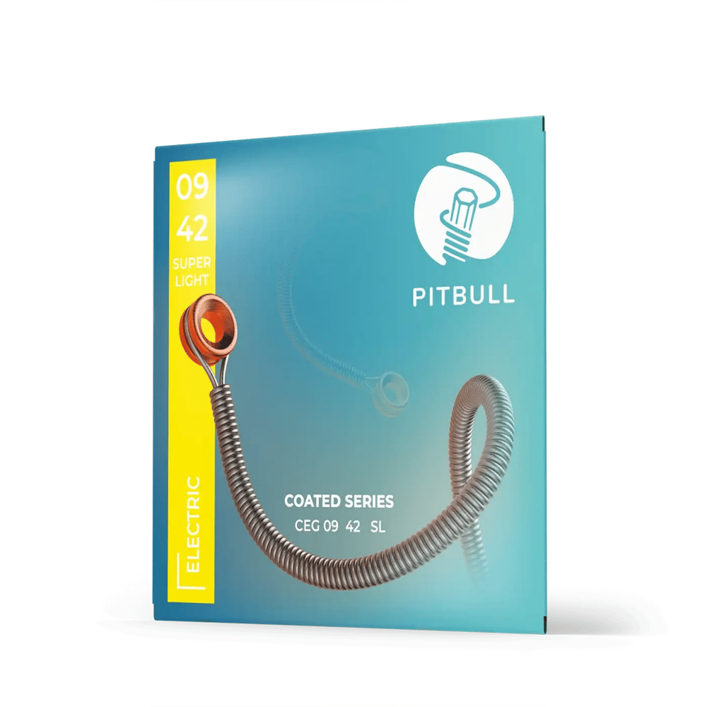 Pitbull Strings Coated Seri Elektro Gitar Teli 09-42 Süper Light