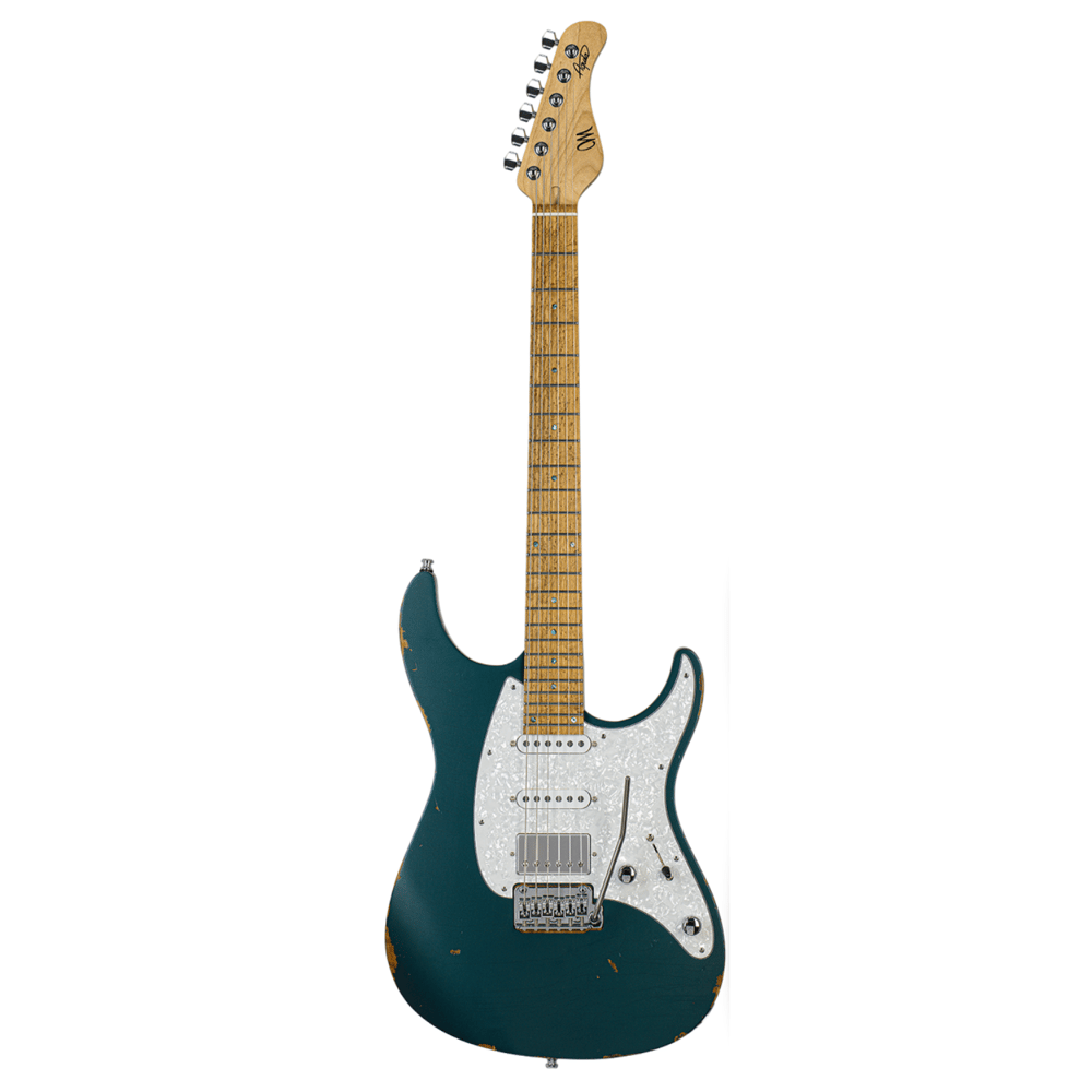 Mayones Aquila Aged V24 - 6 String - Metallic Dark Turquoise