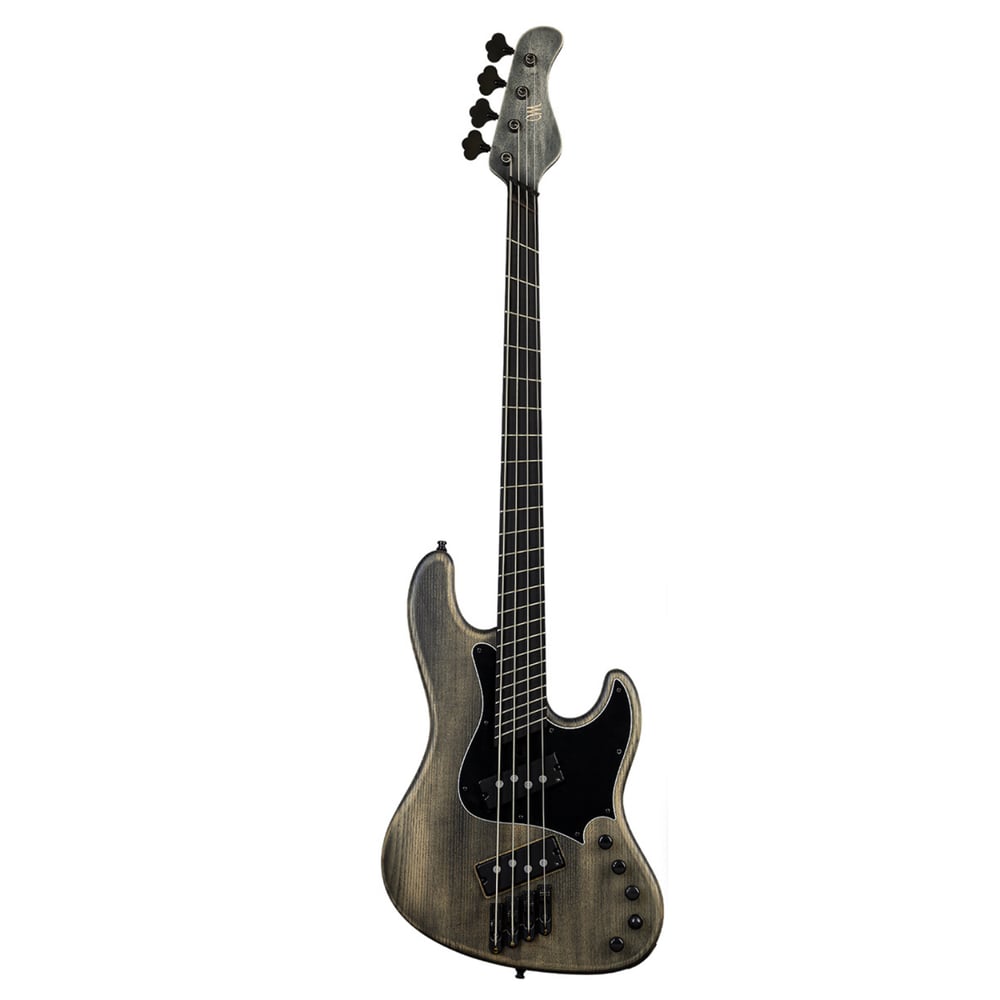 Mayones Jabba® Bassic V-Frets Antique Black - 4 String
