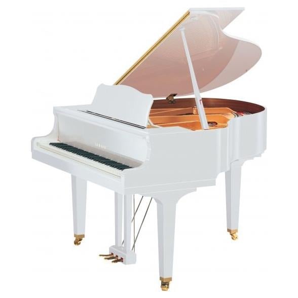 Yamaha GC1 Akustik Kuyruklu Piyano - Parlak Beyaz
