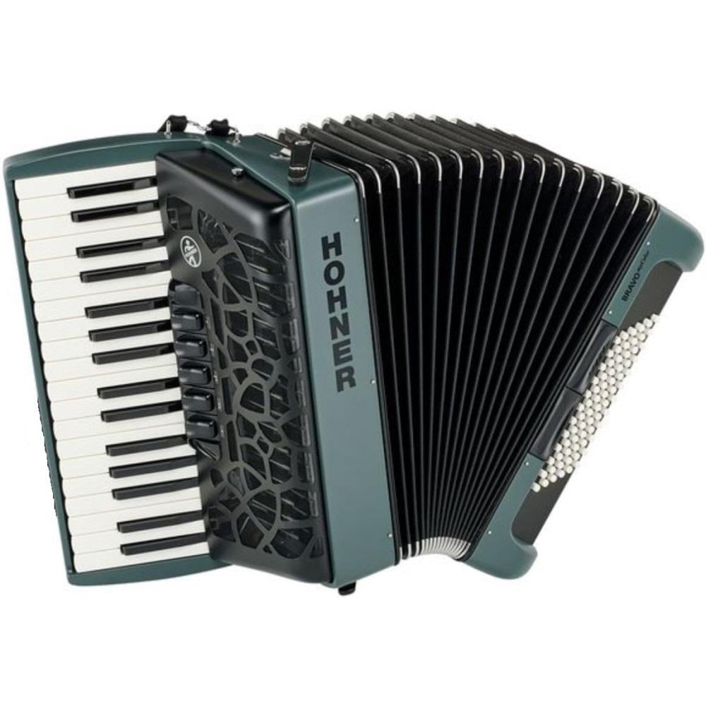 Hohner A166113 MyColor III 72 Akordiyon - Twilight Granite Gray
