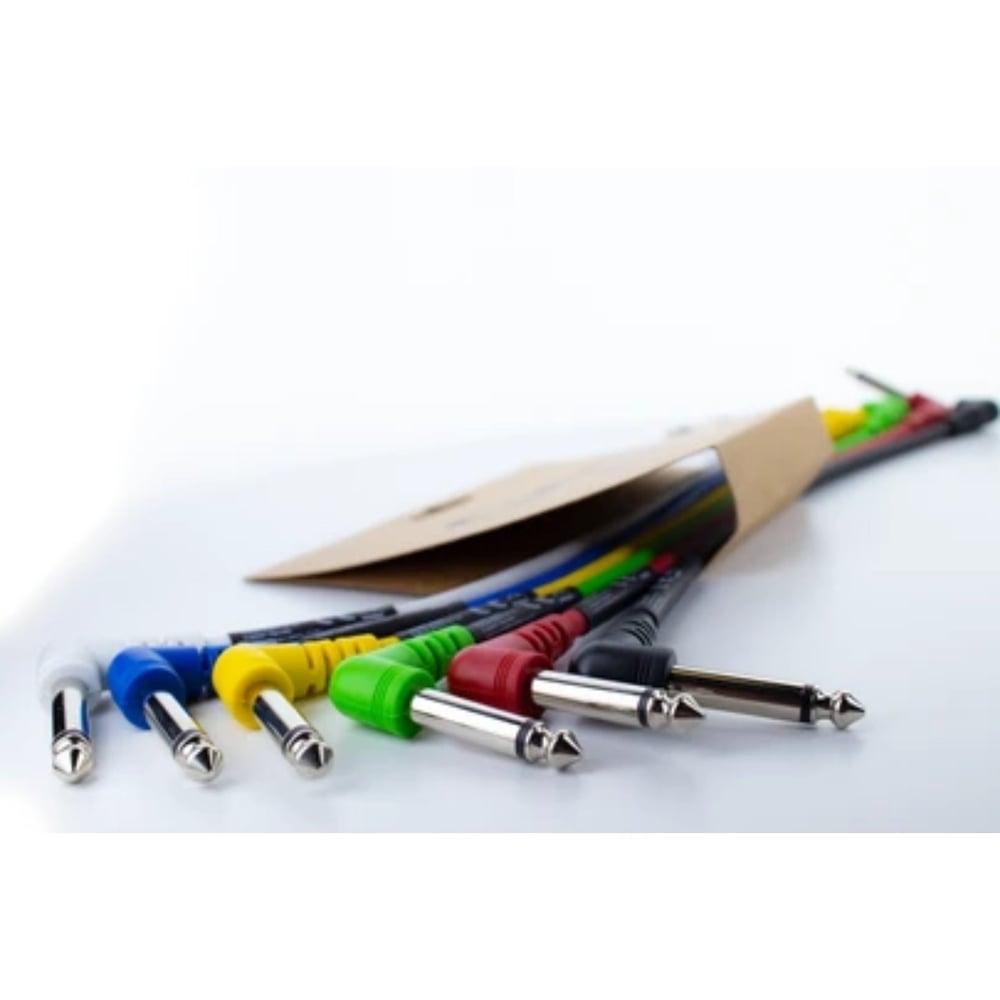 Cordial Cable EI Pack 3 - 6 Renkli Pedal Patch Kablo Seti (60cm)