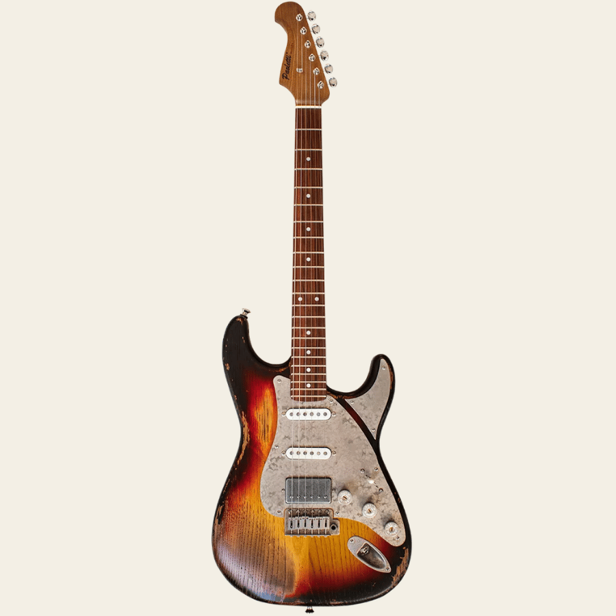 Paoletti Alfa Loft HSS - 300 Three-Tone Sunburst - Nickel Hardware