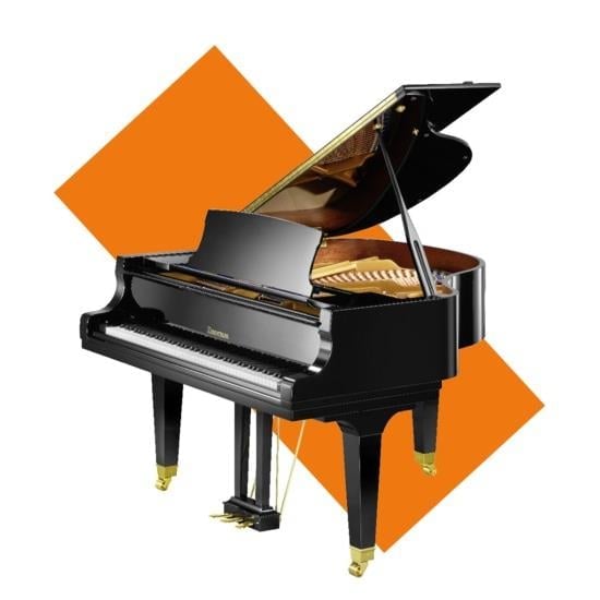 Zimmermann Studio S 150 Akutistik Kuyruklu Piyano - Siyah