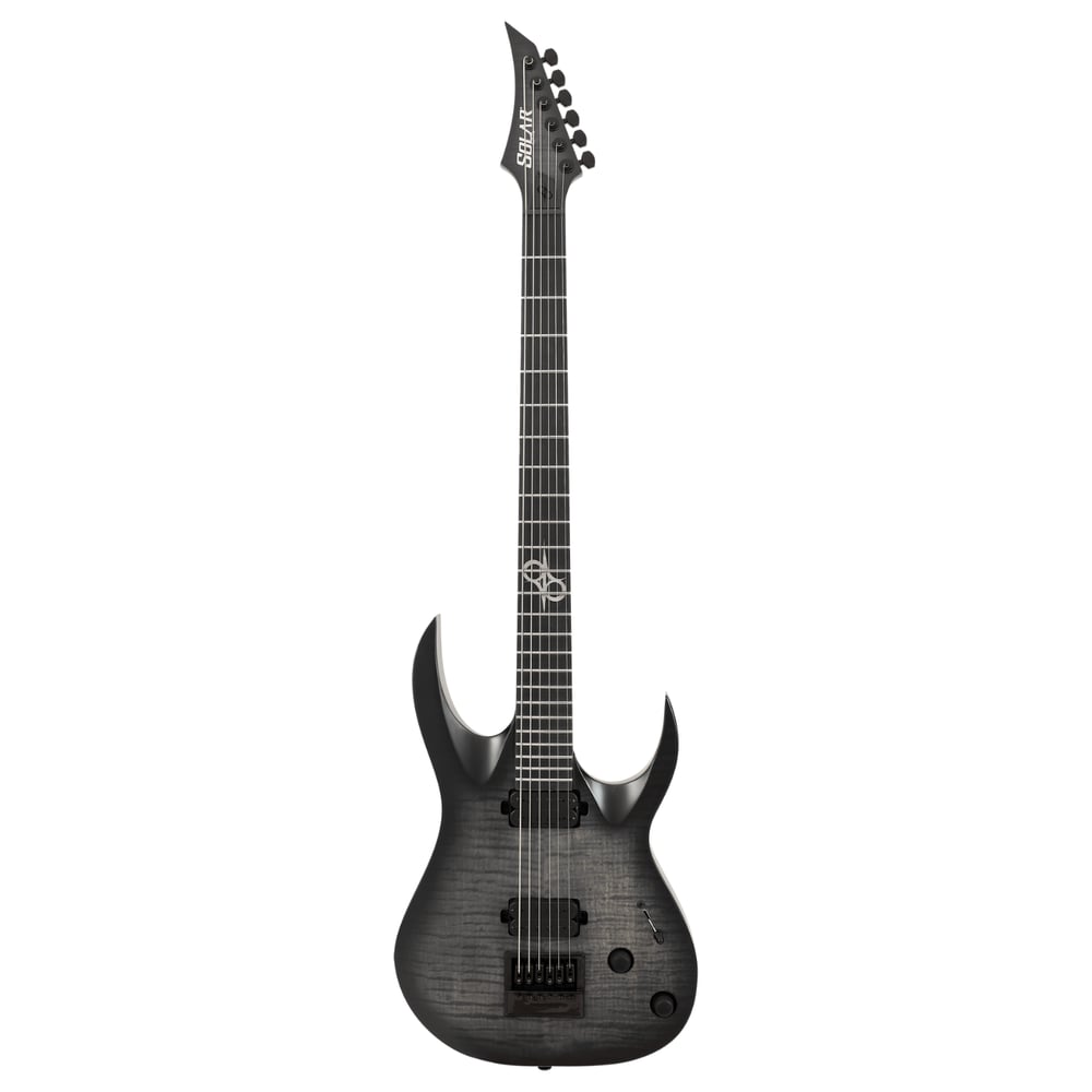 SOLAR A1.6FBB-29 – Flame Black Burst Matte