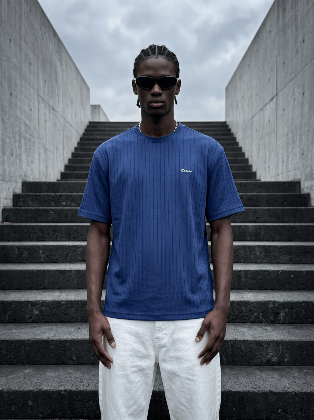 Oversize Bisiklet Yaka T-Shirt