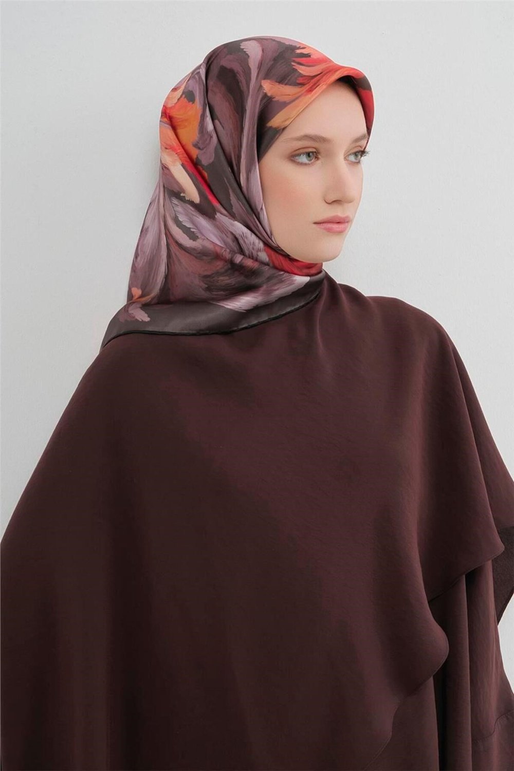 Saf İpek Sura Eşarp 9423D 56