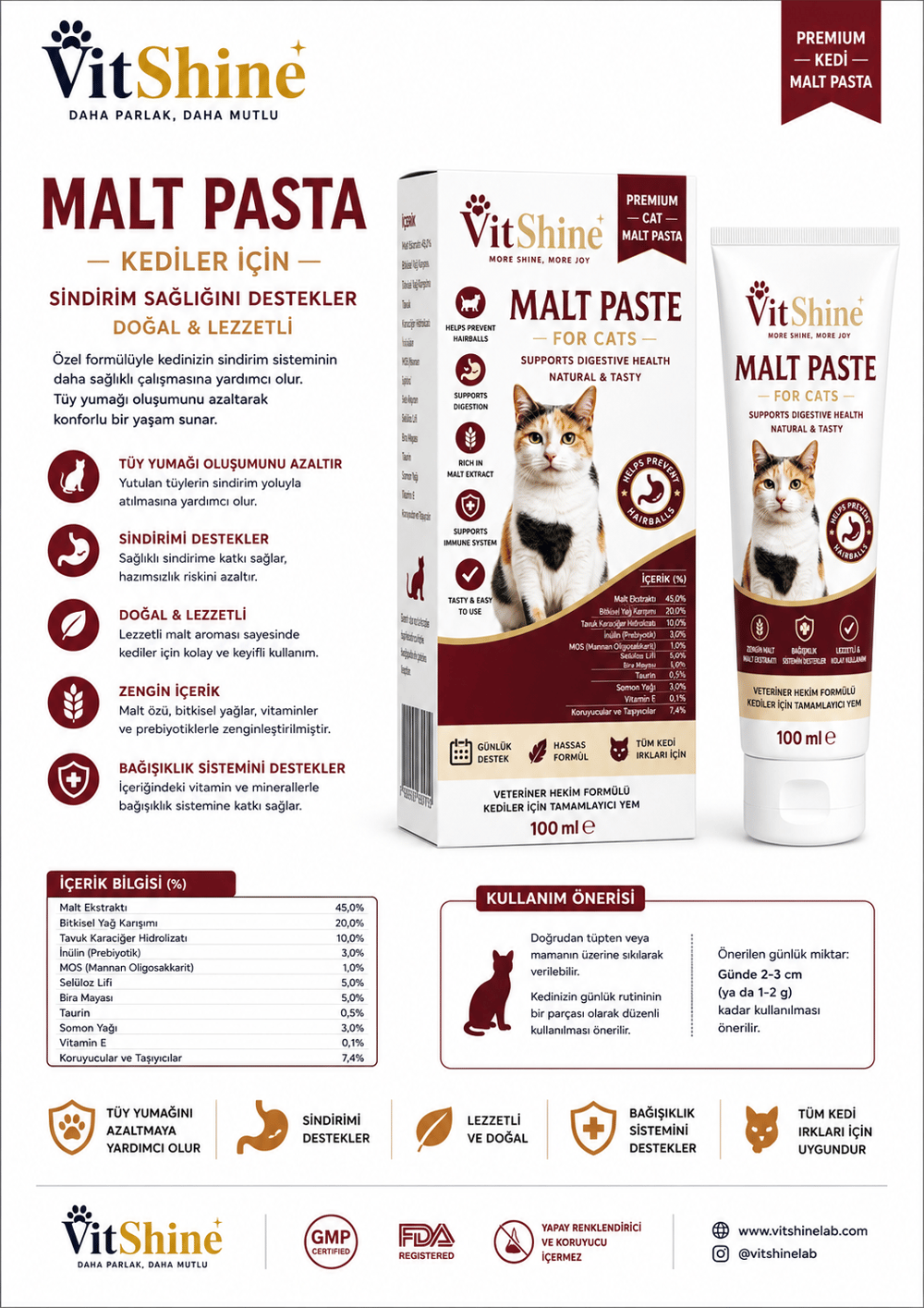 VitShine Malt Paste 100 Ml