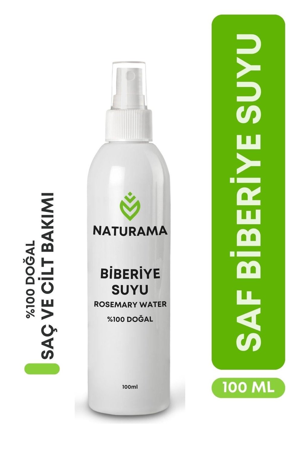 100 ml Biberiye Suyu Dökülme Karşıtı Ve Hızlı Saç Uzatma Etkili Saf Saç Toniği
