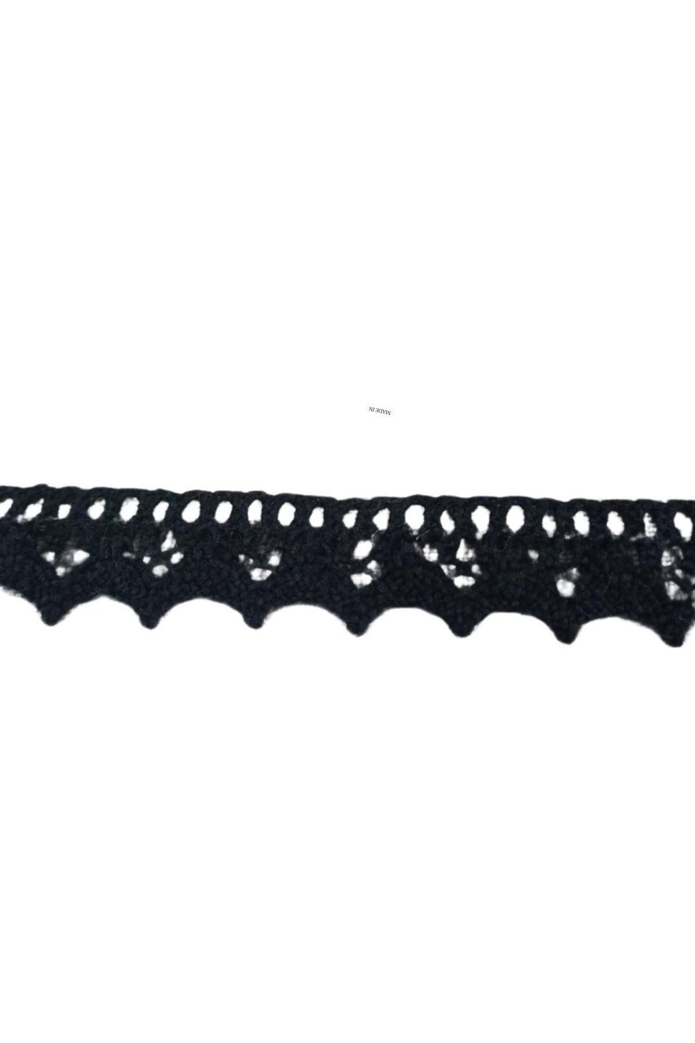 Kopanaki Dantel en 1,5 cm Siyah 1 Metre