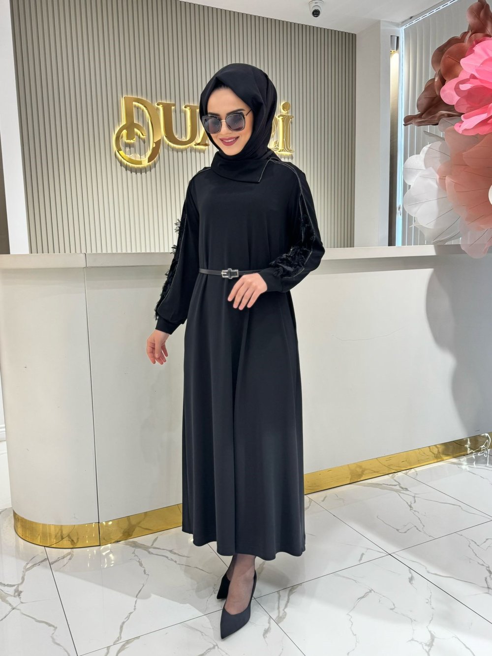 38800 Elbise  - SİYAH