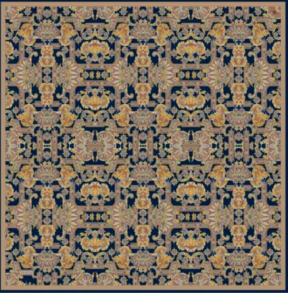 Armine 9416 Eşarp  - LACİVERT