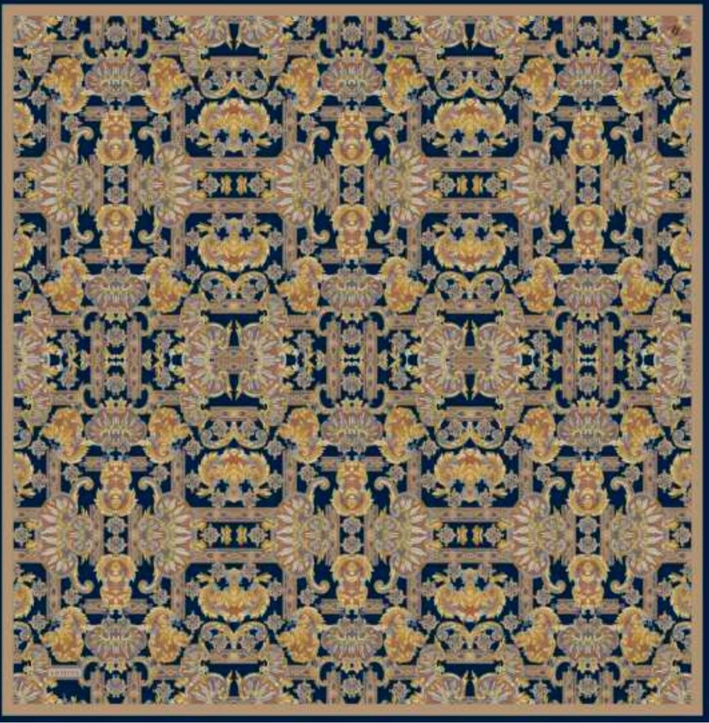 Armine 9416 Eşarp  - LACİVERT