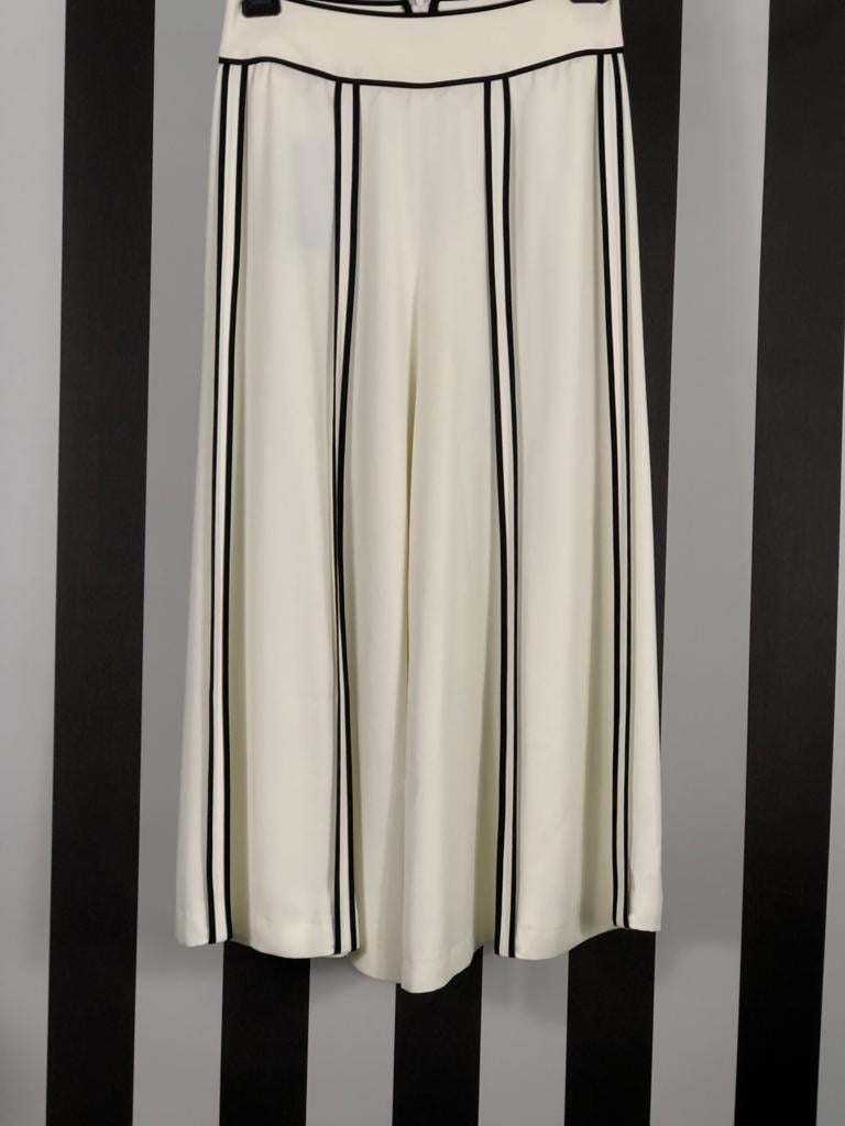 Çizgi Detaylı Pantolon 8804 - EKRU