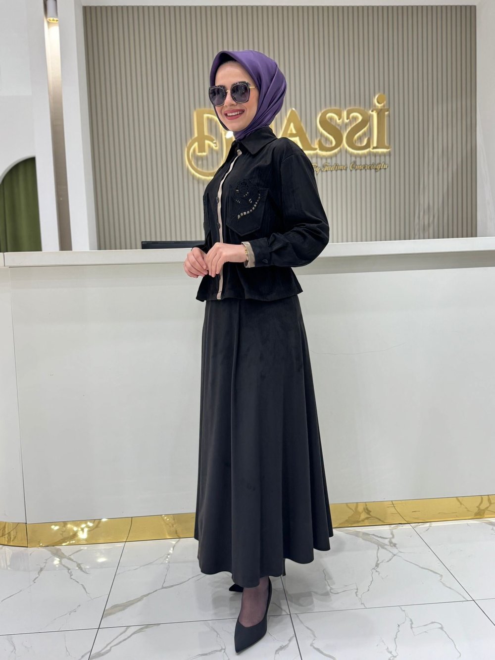 Clande 3010 Takım  - Siyah