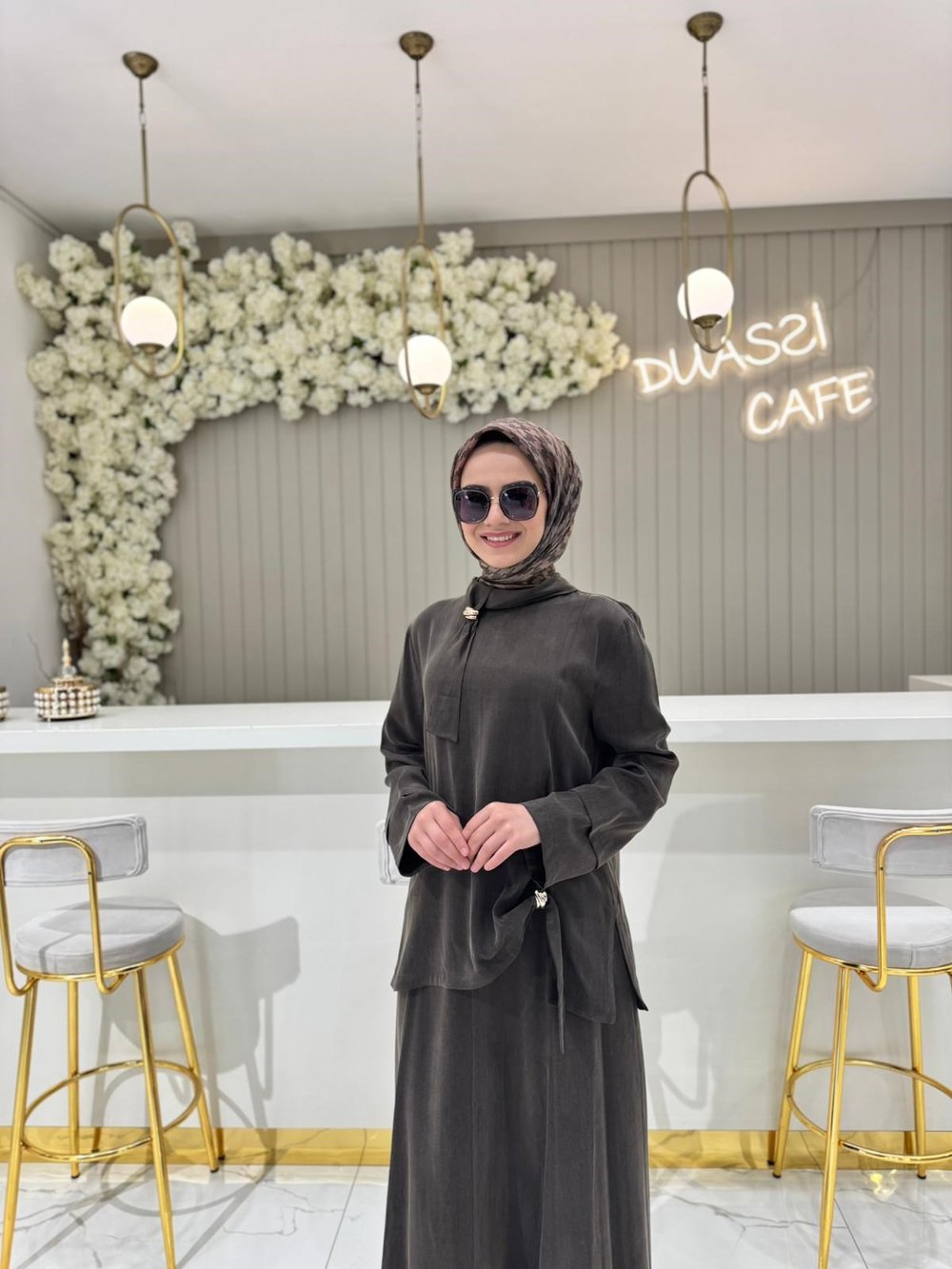 Clande 3014 Takım  - KAHVE