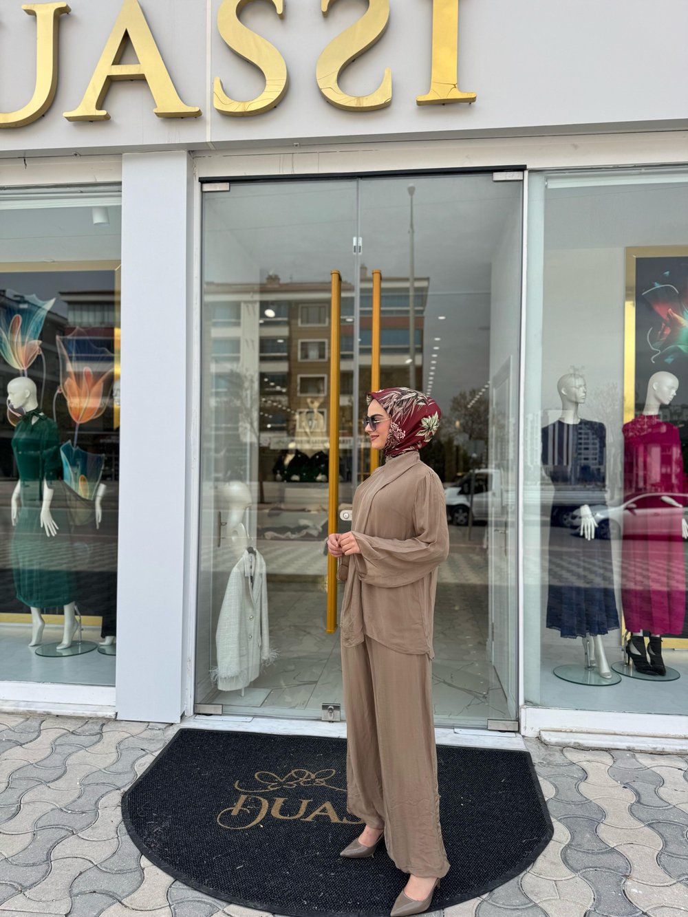 Daphne Kruvaze Takım 3009-C - CAMEL