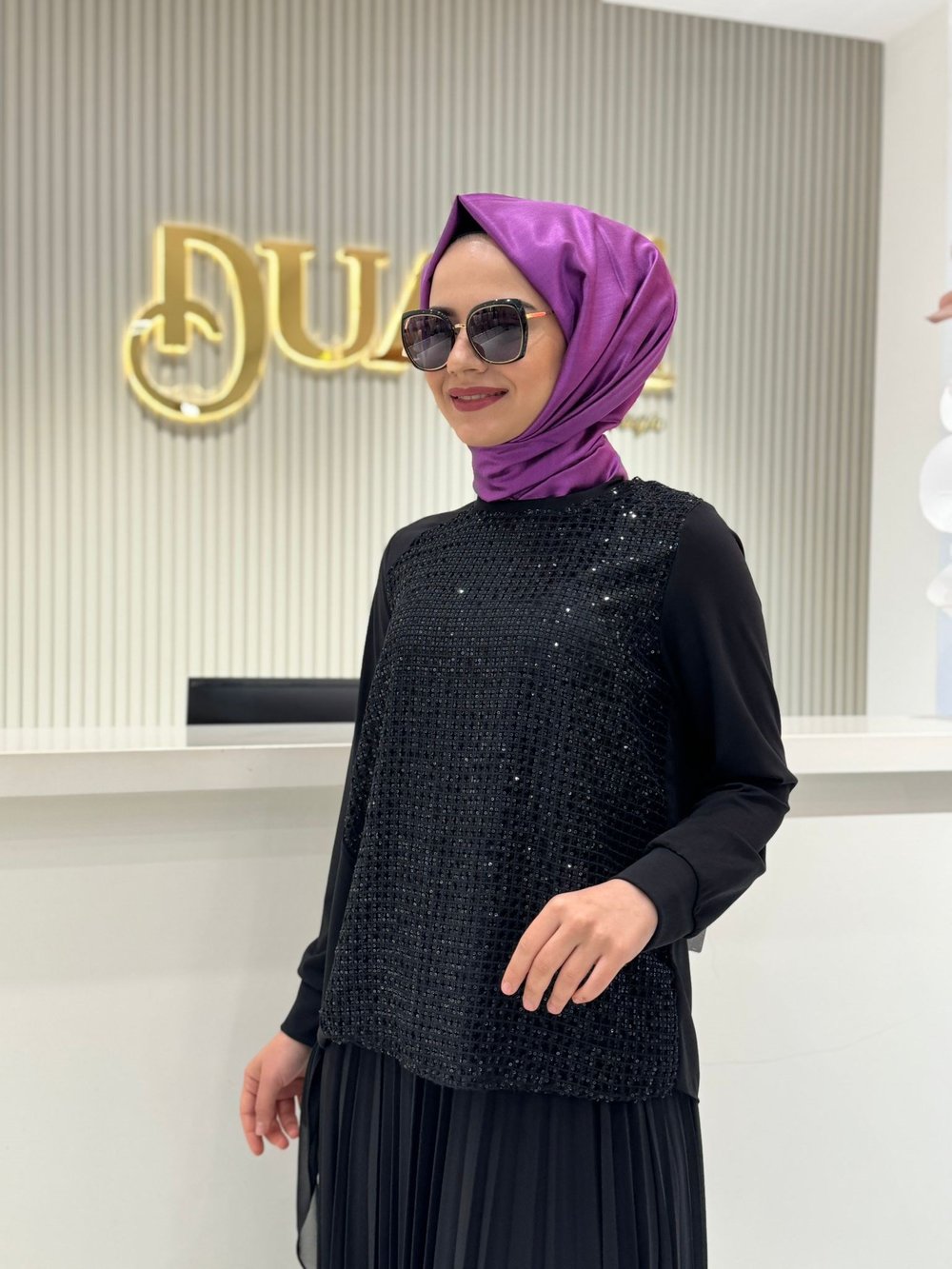Fuat Gürşen 4325 Tunik  - Siyah