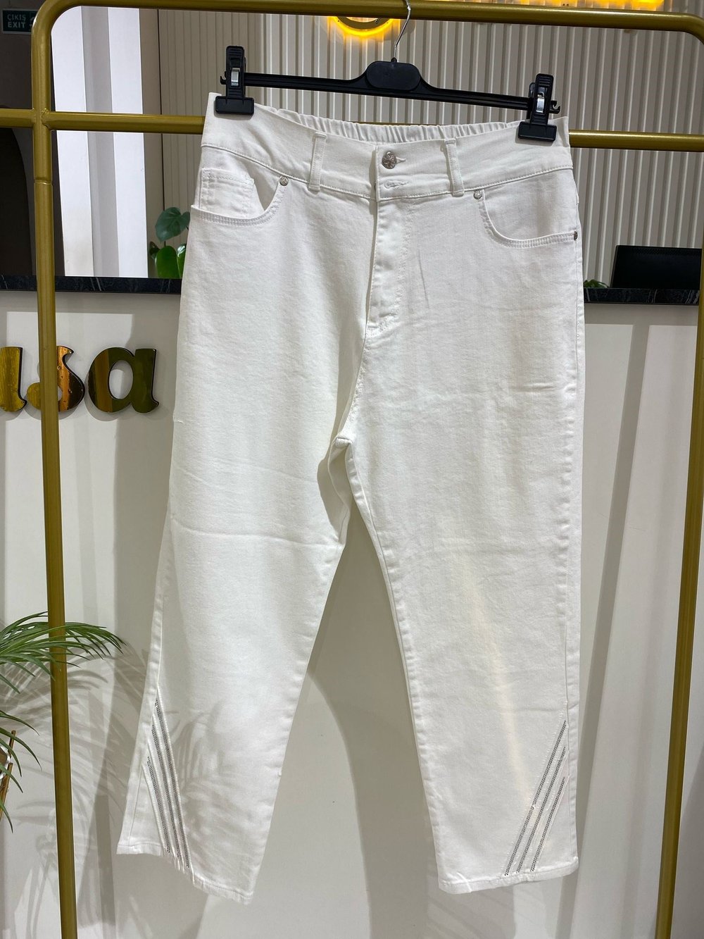 Fuat Gürşen İki Düğmeli Pantolon 3403 - EKRU