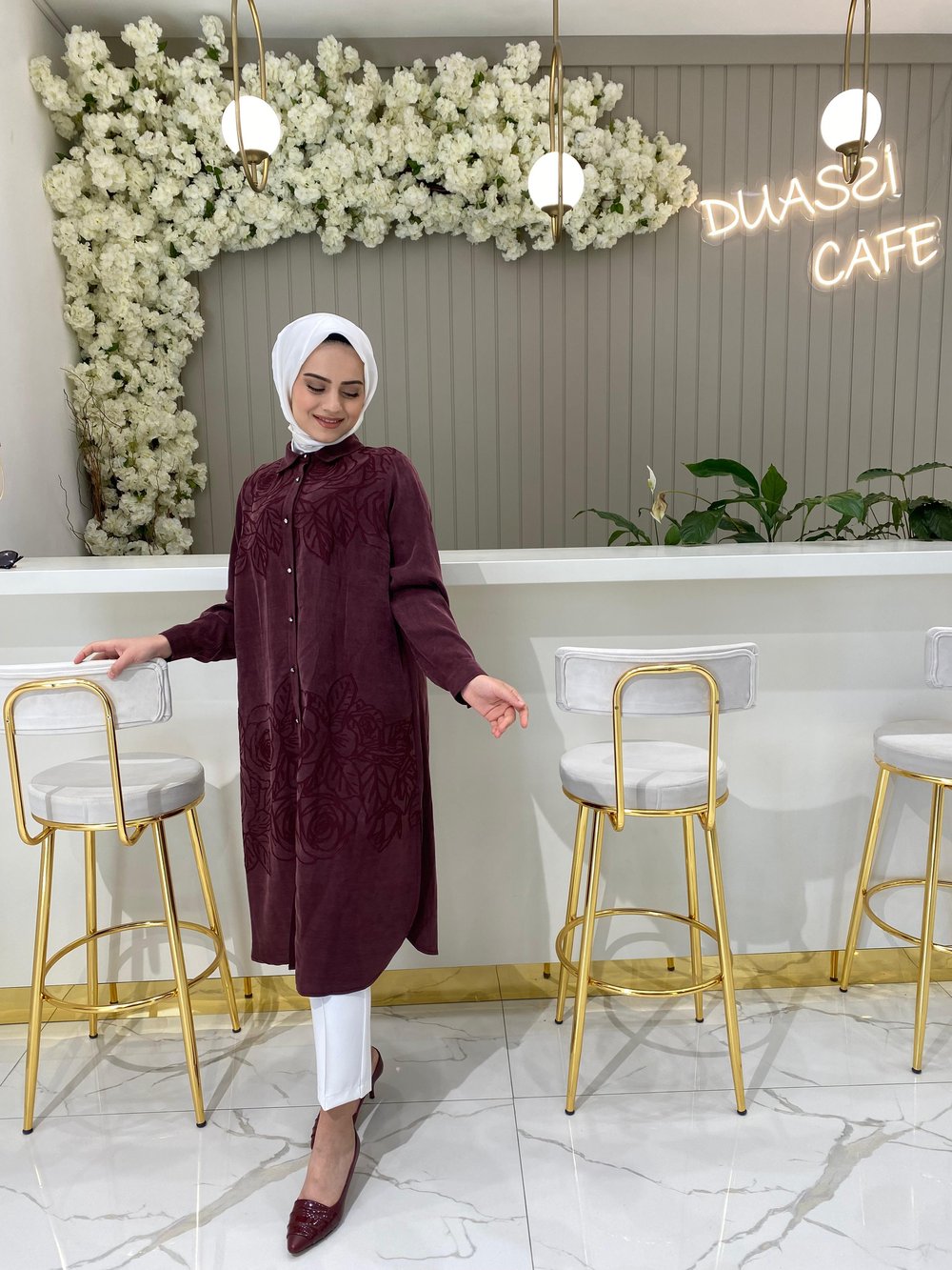 Fuat Gürşen Tunik 2318 - BORDO