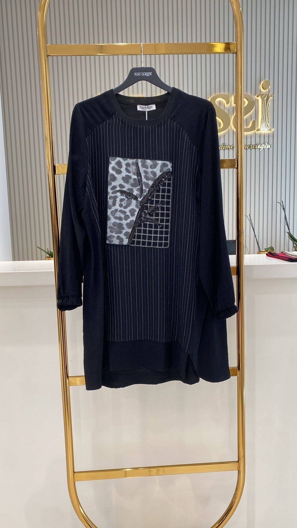 Fuat Gürşen Tunik 3326-S - SİYAH