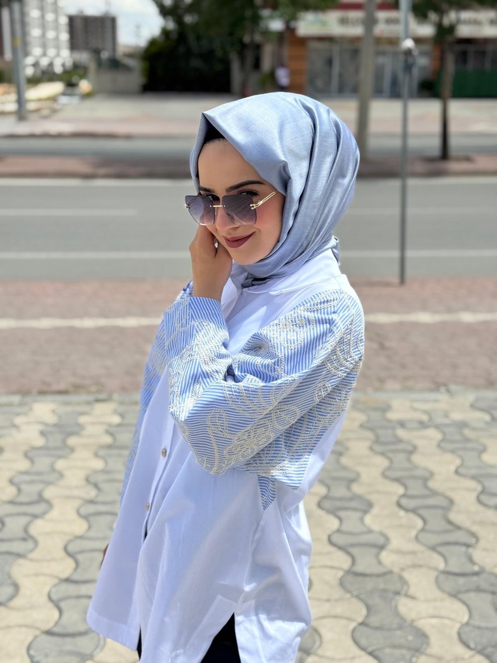 Ghisa 4003 Tunik  - MAVİ