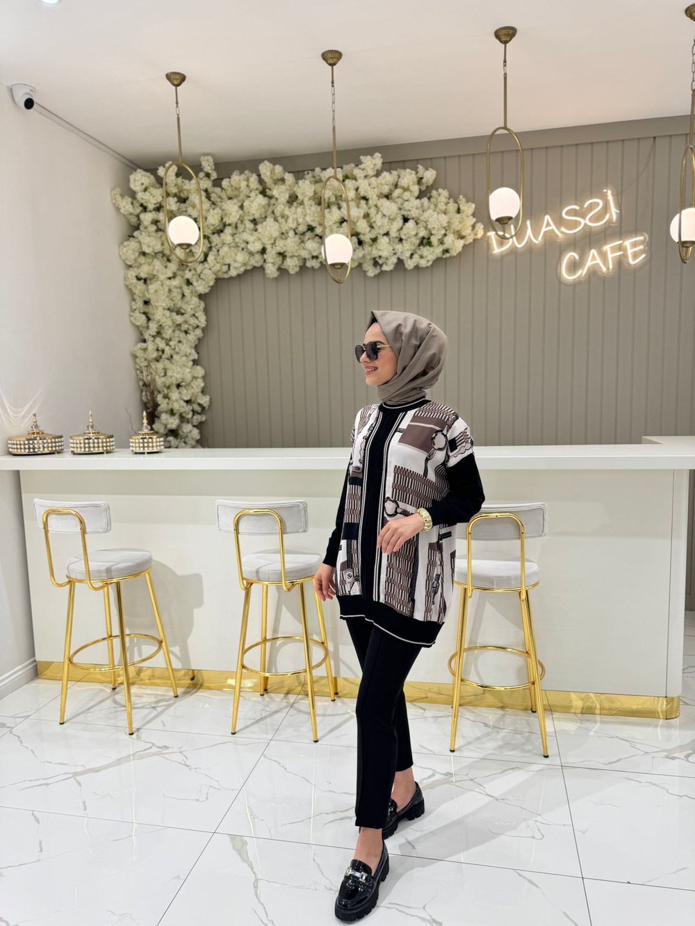 Ghisa 4148 Tunik  - KAHVE