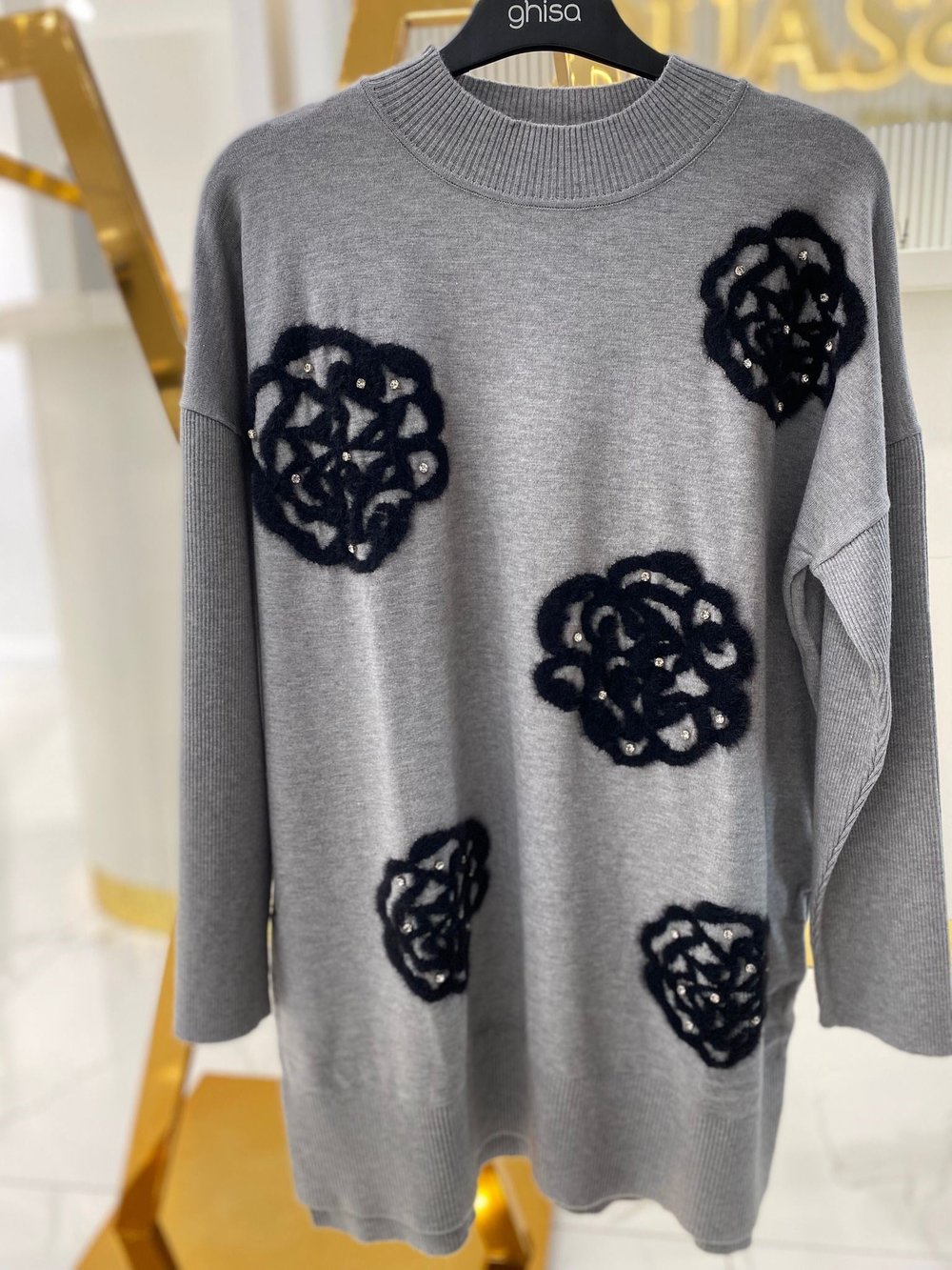 Ghisa 4862 Tunik  - GRİ