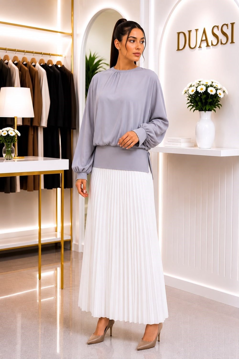 Ghisa 4892 Tunik  - GRİ