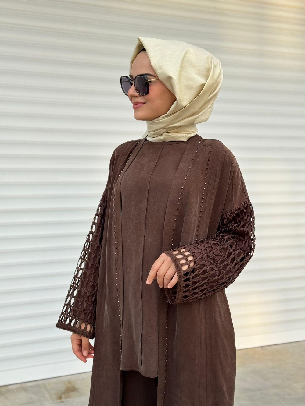 Ghisa 7329 Takım  - KAHVE