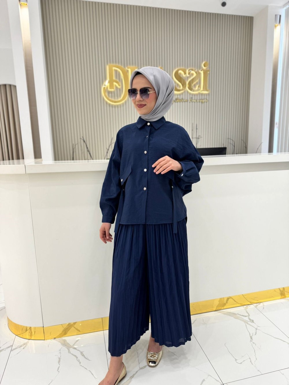 Ghisa 8829-pnt  - LACİVERT