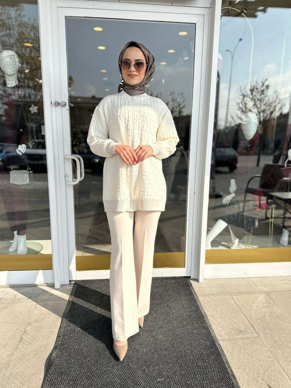 Ghisa Ceket 3018 - EKRU