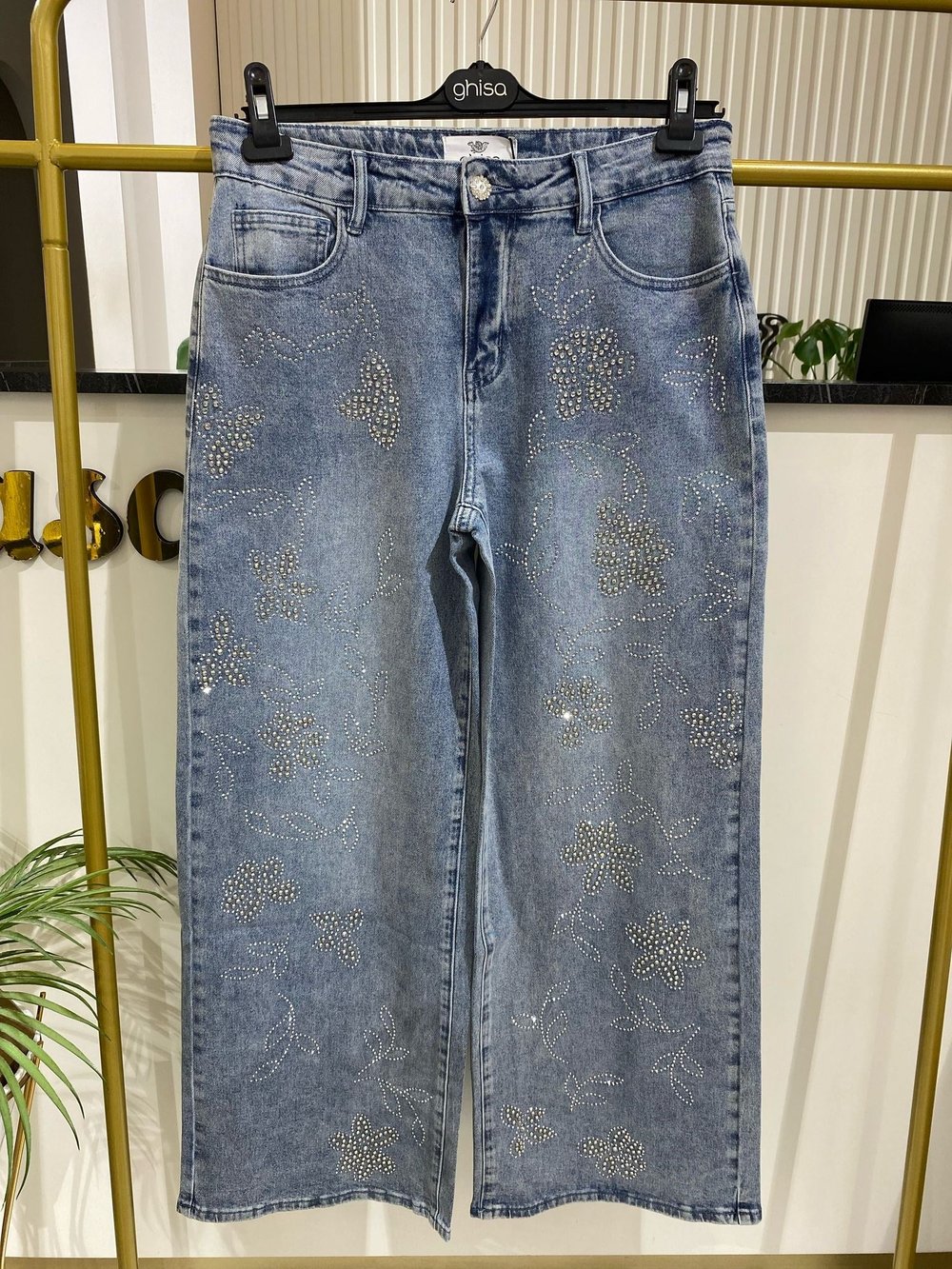 Ghisa Kot Pantolon 8701 - MAVİ