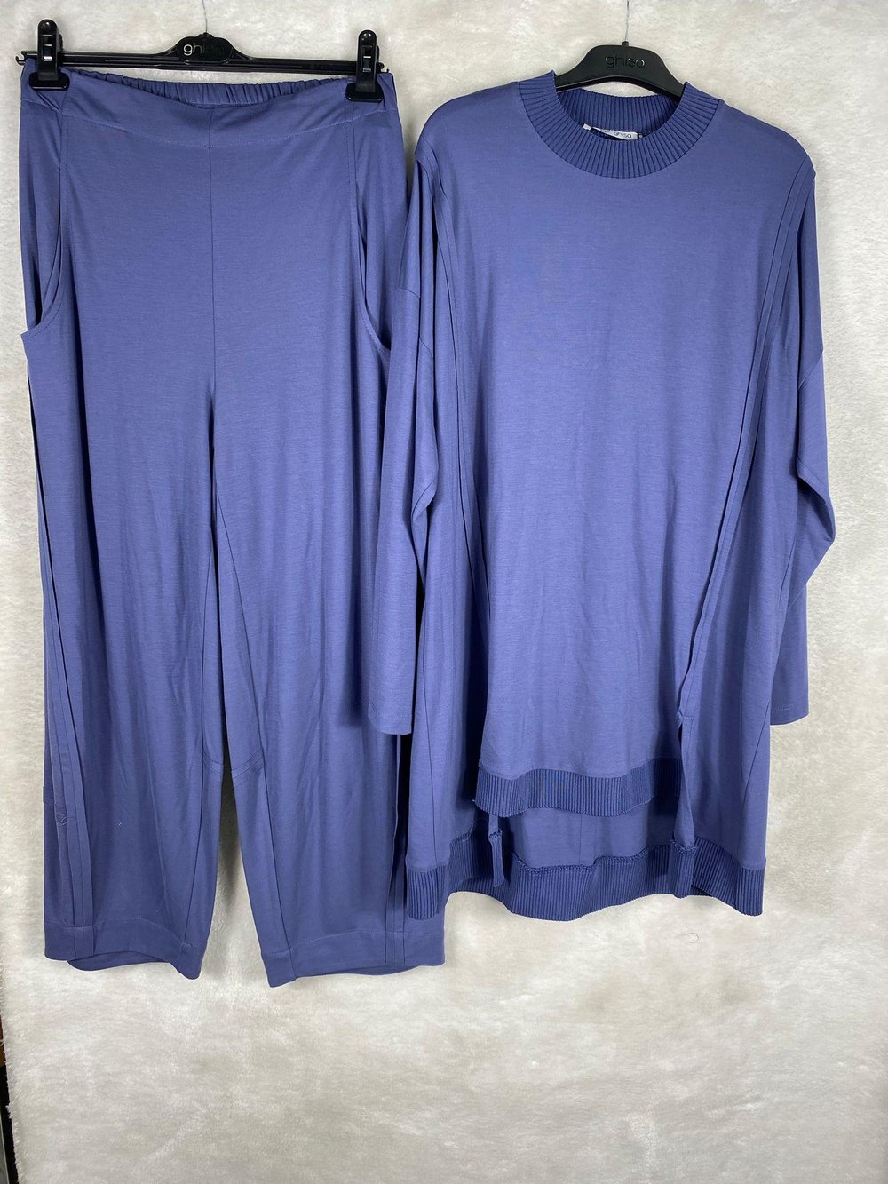 Ghisa Ribana Detaylı Tunik Pantolon Takımı 4554 - MOR