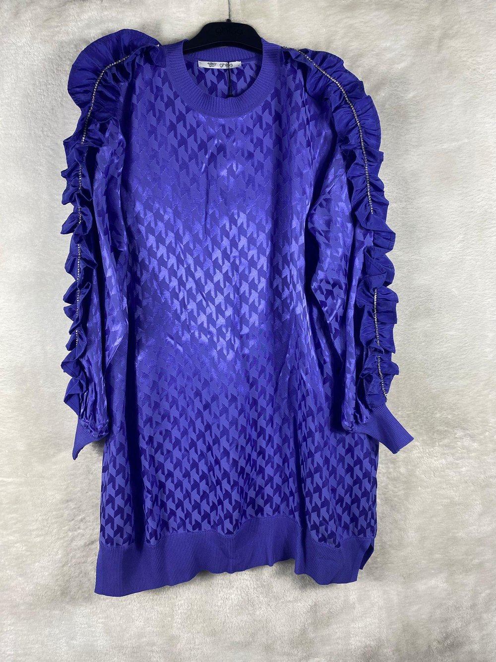 Ghisa Triko Detaylı Tunik 4609 - morcivert