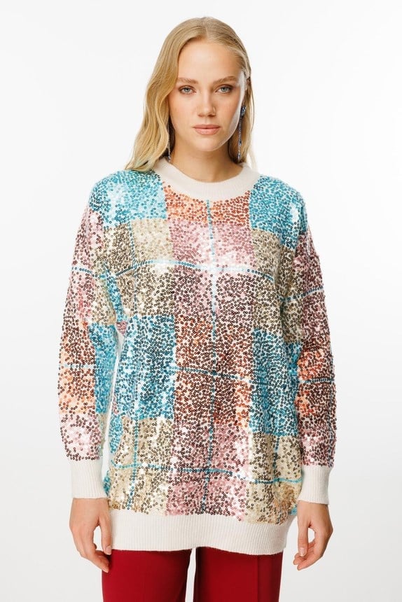 Ghisa Triko Tunik 1443 - EKRU