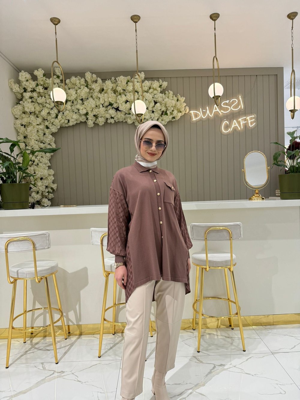 Ghisa Triko Tunik 4800 - KAHVE