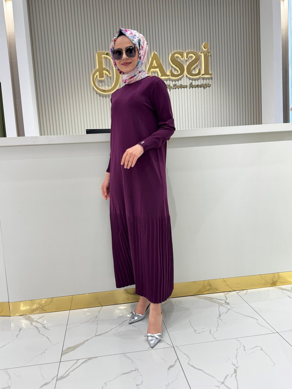 İnvee 7098 Elbise  - MÜRDÜM