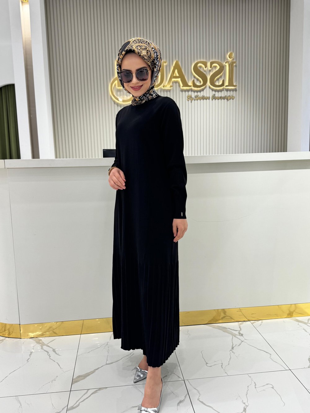 İnvee 7098 Elbise  - SİYAH