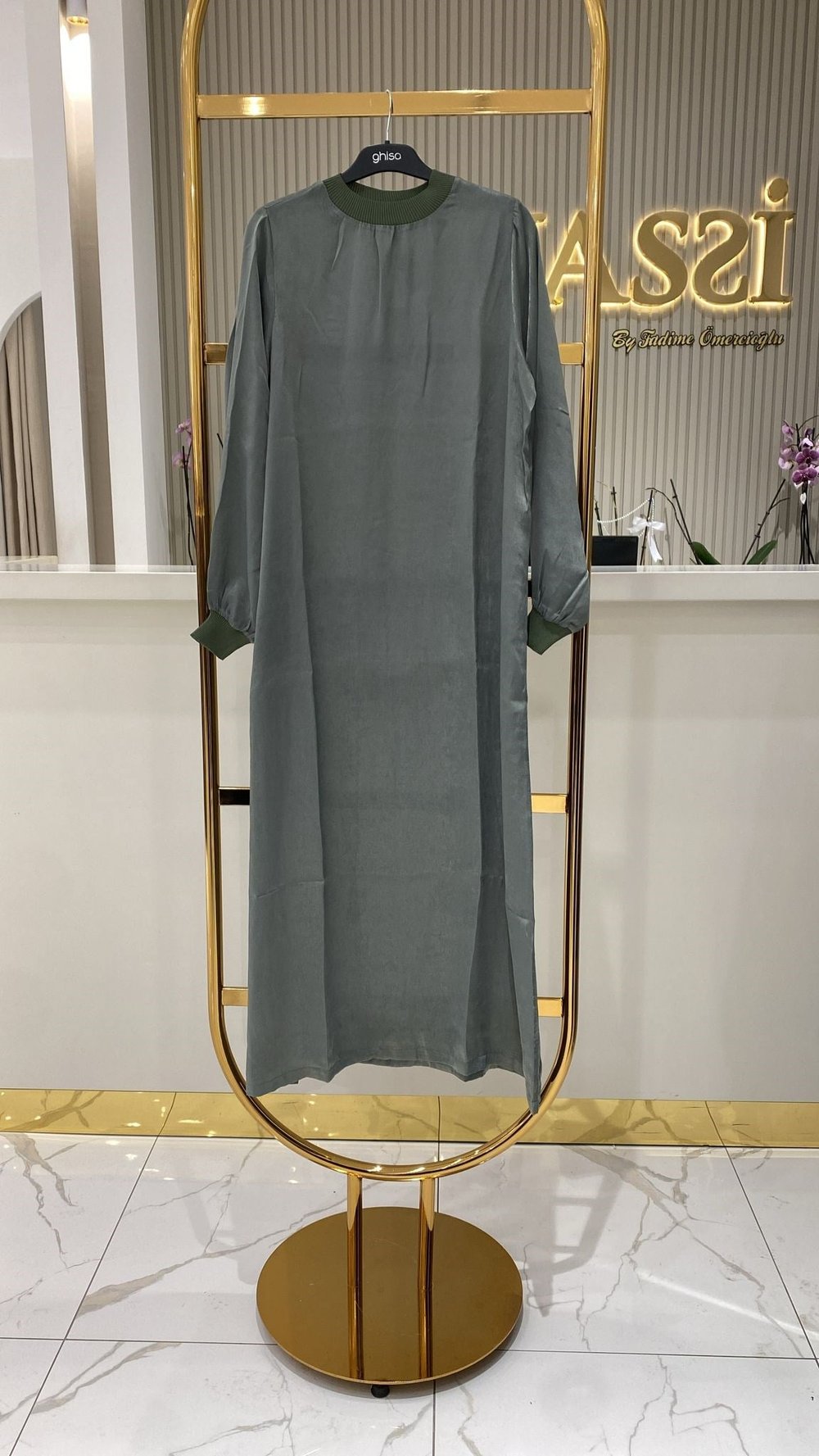 İnvee Elbise 7005-Y - YEŞİL